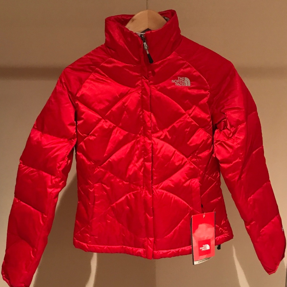 Red North Face Jacket